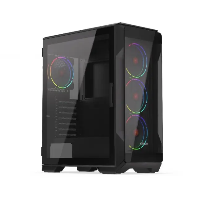 KRUX PC Case Heko ATX Midi Tower Black (KRXD001)