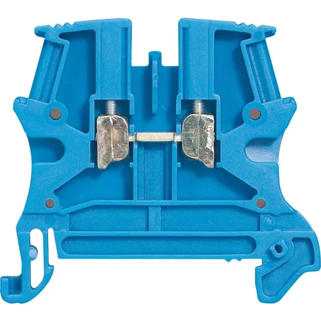 Terminal block Viking 3 - screw - 1 connect - 1 entry/1 outlet - pitch 8 - blue