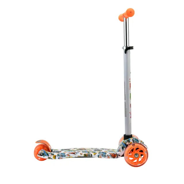 Byox Πατίνι Scooter Rapture με φωτιζόμενες ρόδες, Πορτοκαλί 2