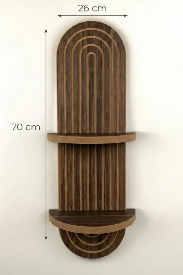 Ράφι Τοίχου BOBRE Wenge 2