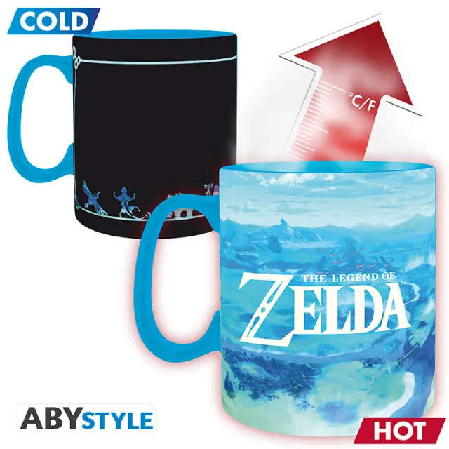 Κούπα κεραμική THE LEGEND OFZELDA Mug Heat Change 460ml Breath the Wild ABYMUGA648 2