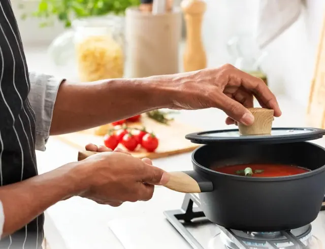 Κατσαρολάκι Natural MasterChef με αντικολλητική επίστρωση και διάμετρο 18cmVRD159102078 3