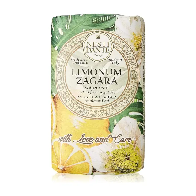 Nesti Dante With Love & Care Limonum Zagara Λεμόνι & Άνθος Πορτοκαλιάς Φυτικό Σαπούνι Σώματος, 250g
