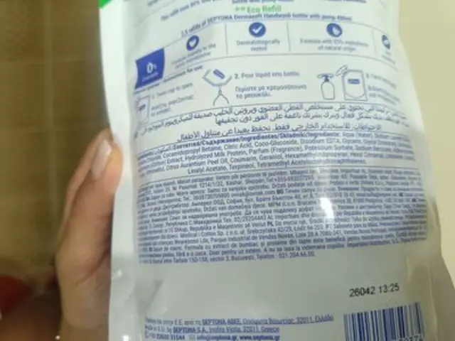 Dermasoft Cotton & Milk Protein Eco Refill Ανταλλακτικό Υγρό Κρεμοσάπουνο 1000ml 2