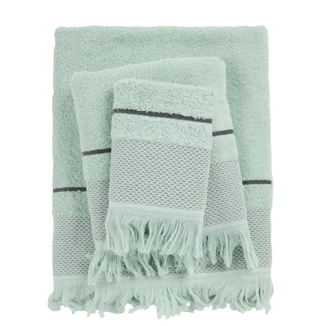 Πετσέτες Σετ 3Τεμ 30x50-50x90-70x140 450gsm Best Das Home 0839 Mint 100% βαμβακερό