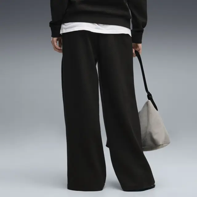 Puma Women's Class Relaxed Wide Leg Woven Pants Μαύρο 694013-01 (Puma) - Medium 2