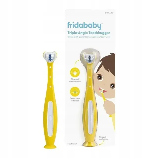 Fridababy Παιδική 3D Οδοντόβουρτσα για 2+Ετών Μπλε 3