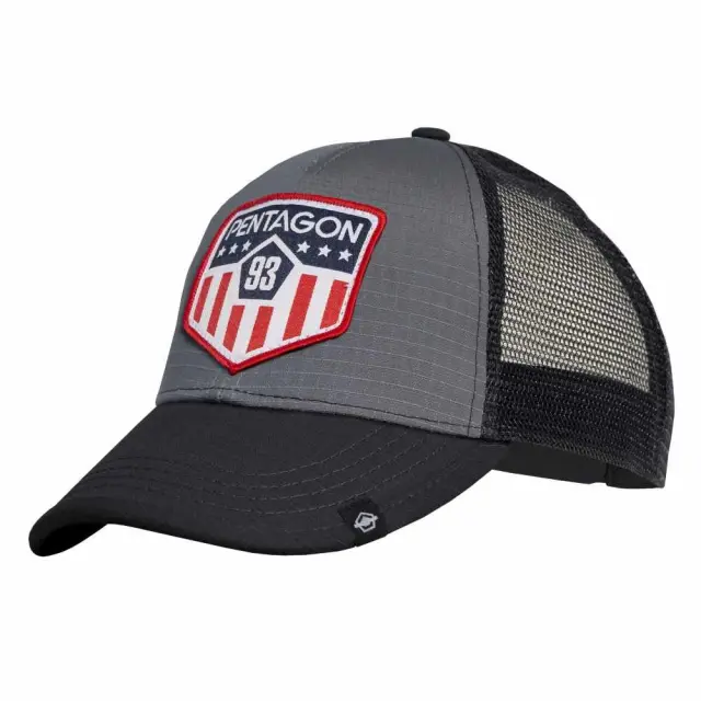 Pentagon Era Cap "US"-Καπέλο/Τζόκεϋ - 08WG-Wolf Grey-Γκρί Ανοιχτό