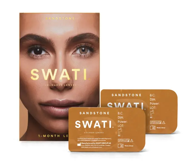SWATI - Coloured Contact Lenses 1 Month - Sandstone - Beauty