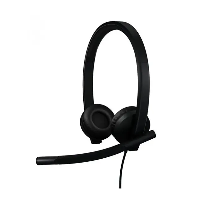 Logitech Headset H570e Stereo MS USB-A Black (981-001430)