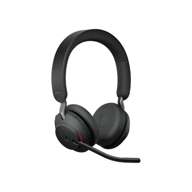 Jabra Multimedia Headset Evolve2 75 MS Stereo With Charging Stand Link380a Black (27599-999-999)