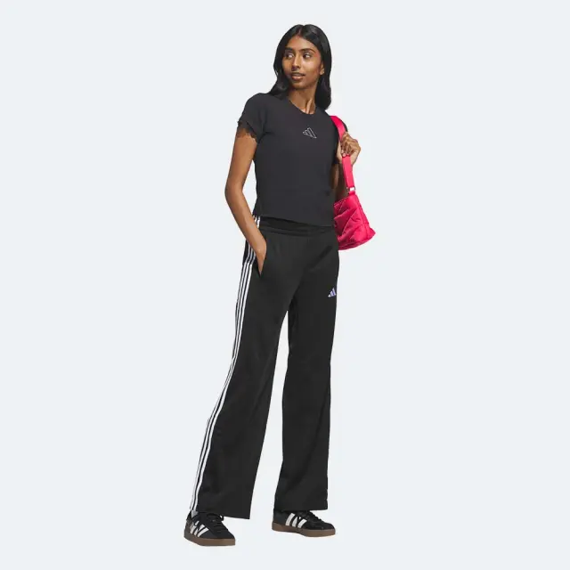 adidas Sportswear Women's Tricot 3Stripes Snap Pants Μαύρο KY2773 (adidas Sportswear) 3