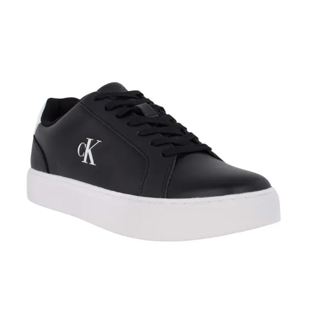 Ανδρικά Δερμάτινα Sneakers Calvin Klein YM0YM01447-0GM Μαύρα Μαύρο - 41 2
