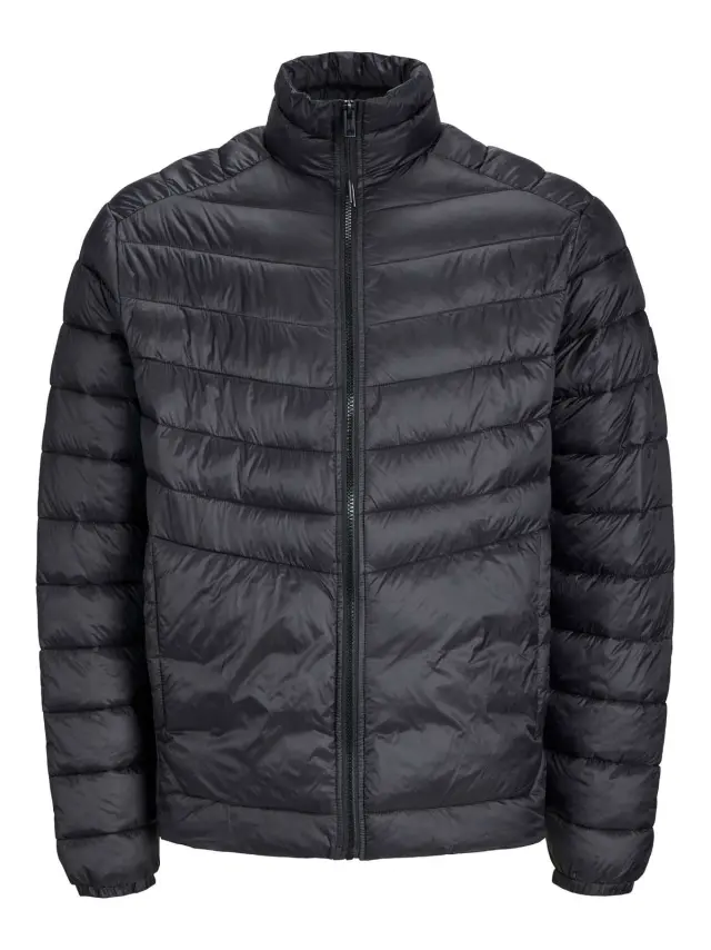 JJESPRINT PUFFER COLLAR NOOS Black