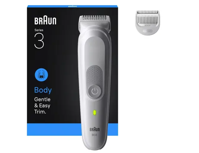Επαναφορτιζόμενη Ξυριστική Μηχανή Braun Bodygroomer Series 3 BG3500 με τεχνολογία SkinGuardBG3500 2