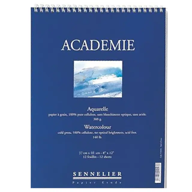 Μπλόκ Sennelier Academie Ακουαρέλας - 37x46cm - 12 Φύλλα