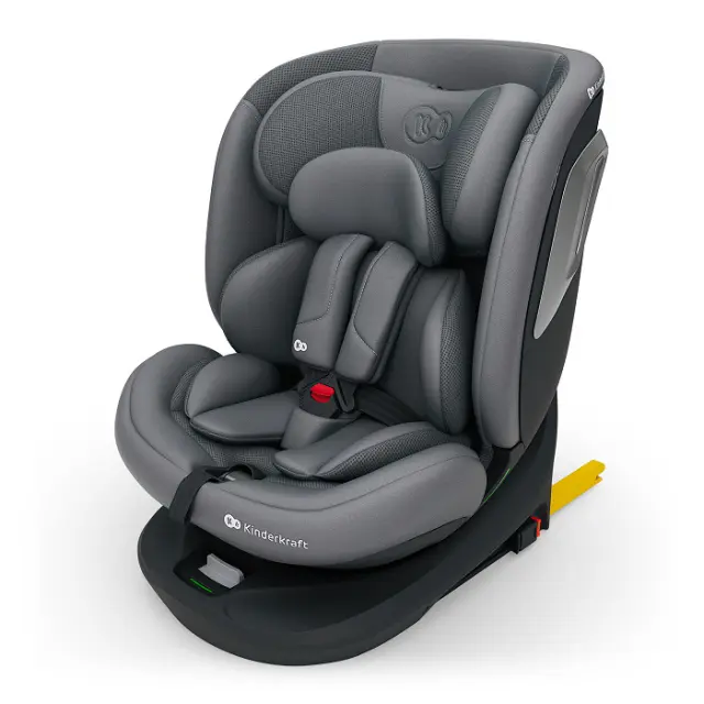 Kinderkraft i-Grow 2 Plus Κάθισμα Αυτοκινήτου i-Size 40-150cm ISOFIX 360° Grey