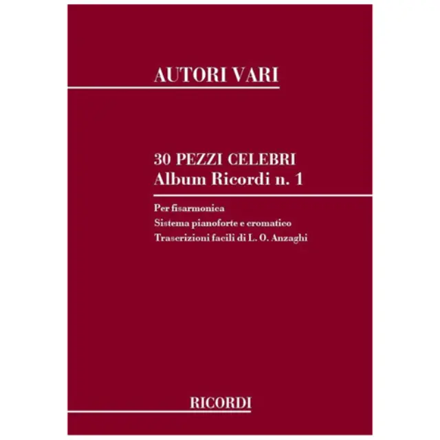 Album Ricordi per Fisarmonica - Vol.1