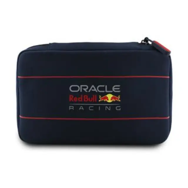 Red Bull Nylon Oversize Logo Travel Kit Navy