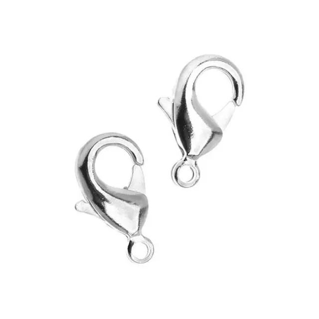 Κούμπωμα Καβουράκι Silver Color 10mm ~10τεμ