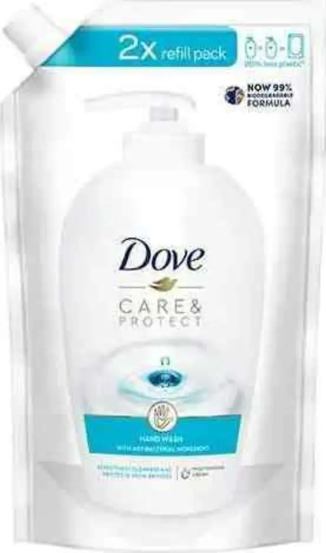 Dove Care & Protect Cream Wash Ανταλλακτικό Κρεμοσάπουνο 500ml