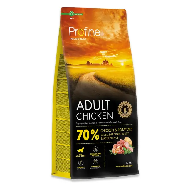 Profine Dog Adult Chicken & Potatoes Ξηρά Τροφή Σκύλου 12kg