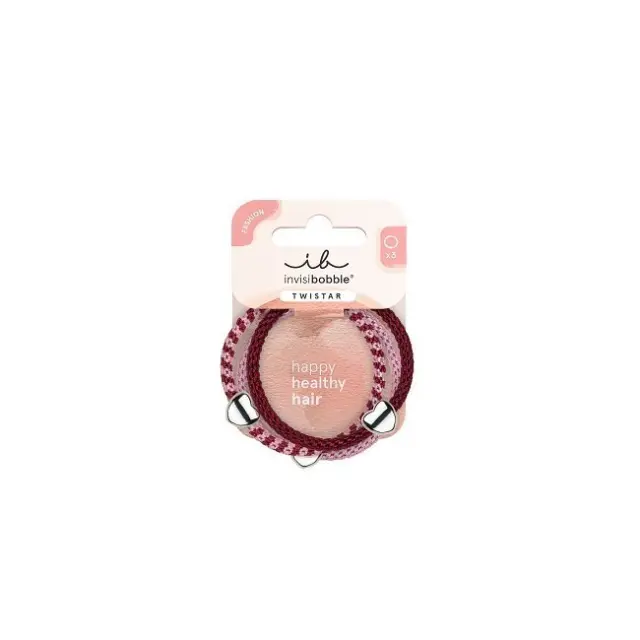 Invisibobble Twistar Λαστιχάκι Μαλλιών Be My Valentine