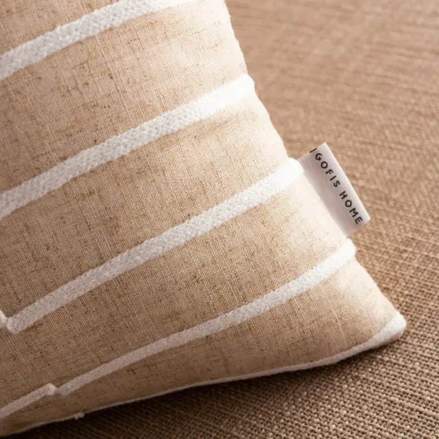 Μαξιλαροθήκη Διακόσμησης Gofis Home Amon 43x43 Λινό 261/06 3