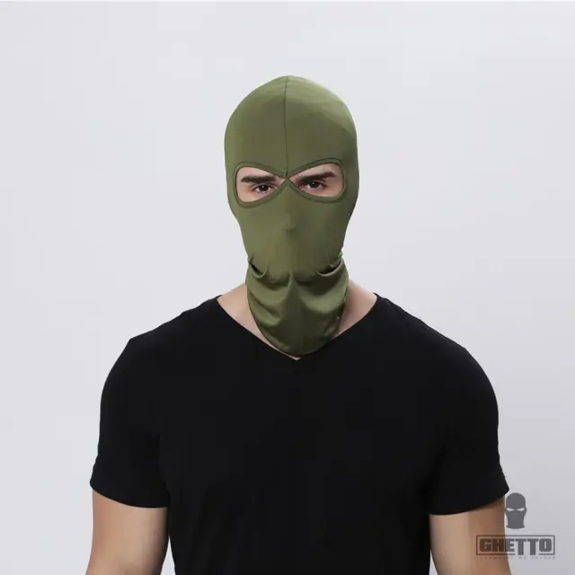 Ghetto Balaclava 2 Hole Unisex Green