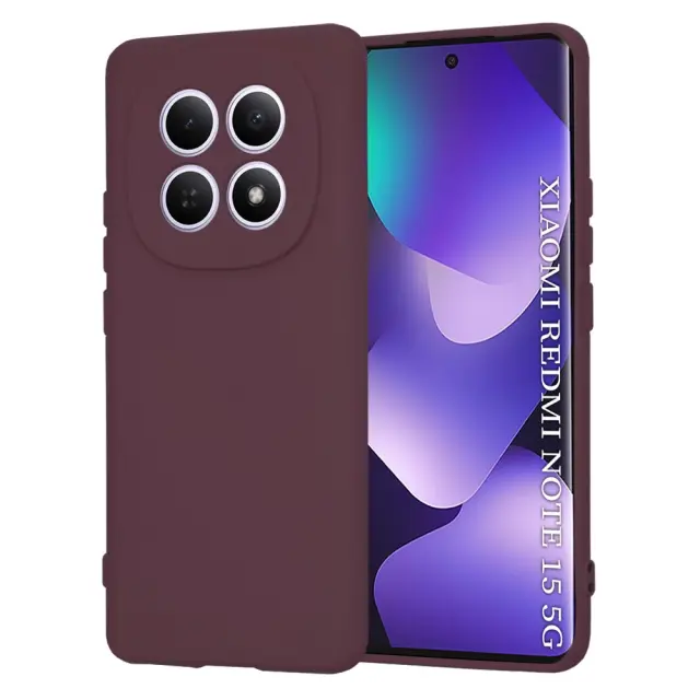 Techsuit® SoftFlex για Xiaomi Redmi Note 15/ Poco M8- Plum Red.