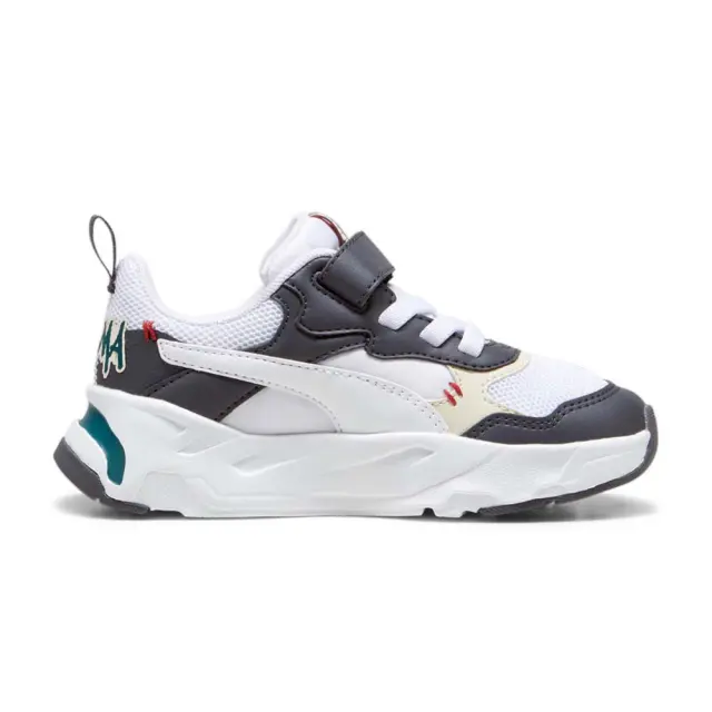 Puma Kids Trinity Mid 90s AC+ (PS) Άσπρο - Γκρι 398000-01 (Puma) 2