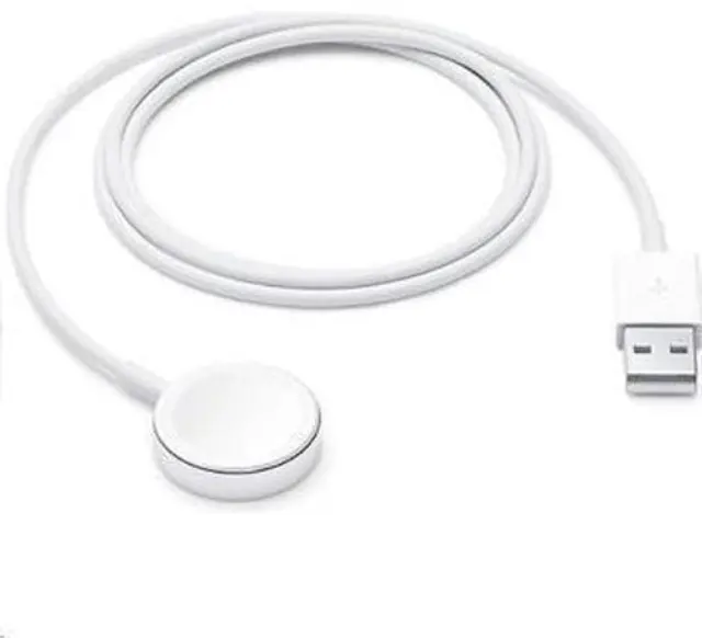 Apple Magnetic Charging Cable White for Watch 5/6 (OOB Bulk)