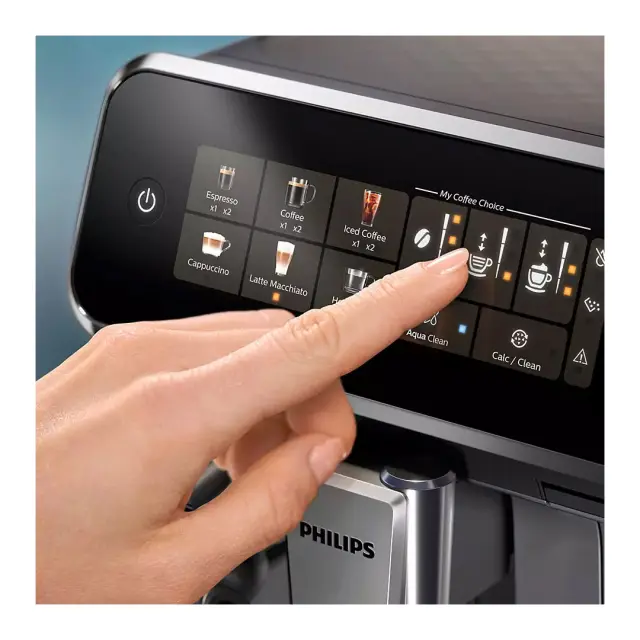 Philips Αυτόματη Μηχανή Espresso 3300 Series 1500W 15bar Black (EP3321/40) 2