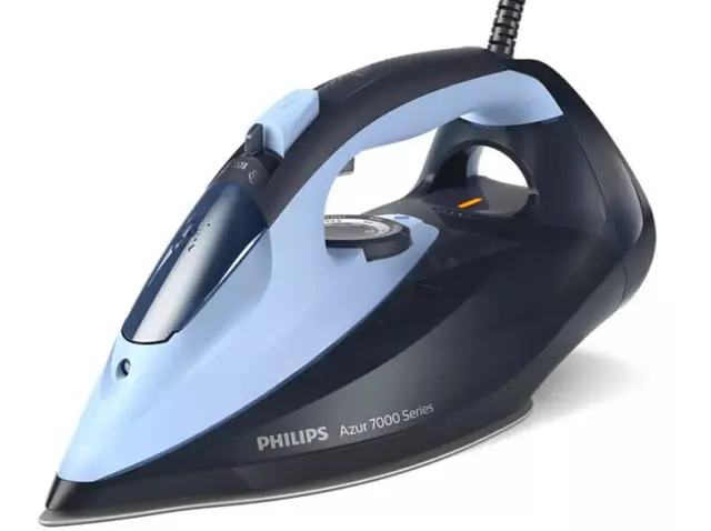 Philips DST7041/20 Σίδερο Ατμού 2800W με Αντικολλητική Πλάκα και Συνεχόμενη Παροχή 50gr/min Light/Dark Blue