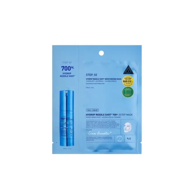 VT Hydrop Reedle shot 700hl 2-step mask- Μάσκα με υαλουρονικό και τεχνολογία microneedle