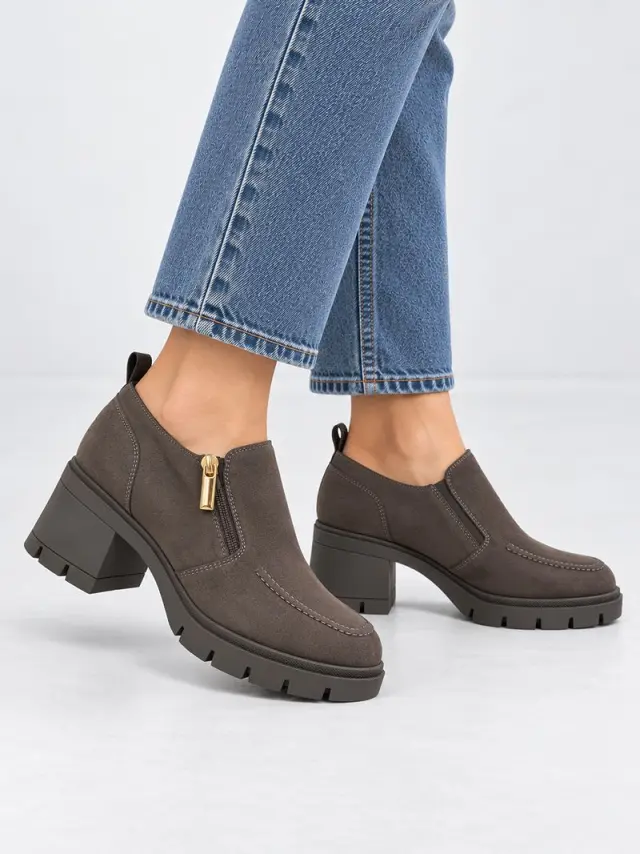 Donna Serena Μοκασίνια-Loafers Γυναικείο HT/δέρμα Καφέ DSE/215857 MOCCA - 40 2