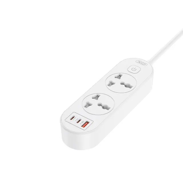 XO WL31 (EU) 30W 2AC + 1USB-A + 2USB-C με Διακόπτη 16.006.0355 3