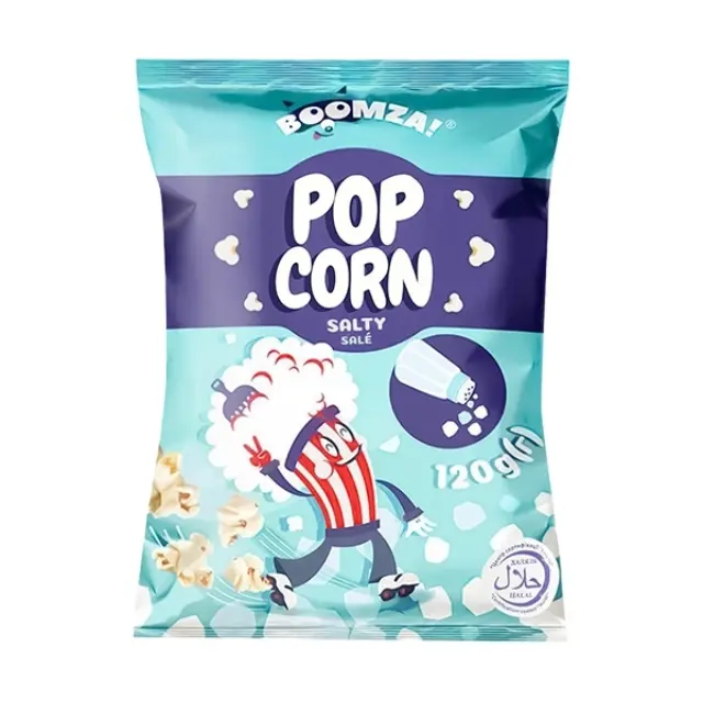 Boomza Pop Corn Packet Salted 120gr