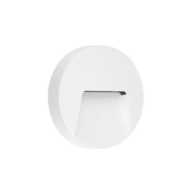 Pam Φωτιστικό Led τοίχου στρογγυλό 3W IP65 ø13.5x3cm λευκό Άσπρο