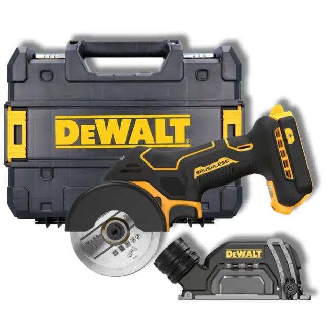 DeWalt DCS438NΤ - Γωνιακός Τροχός Μπαταρίας 18V Brushless 76mm με Βαλίτσα Μεταφοράς (Χωρίς Μπαταρία και Φορτιστή)