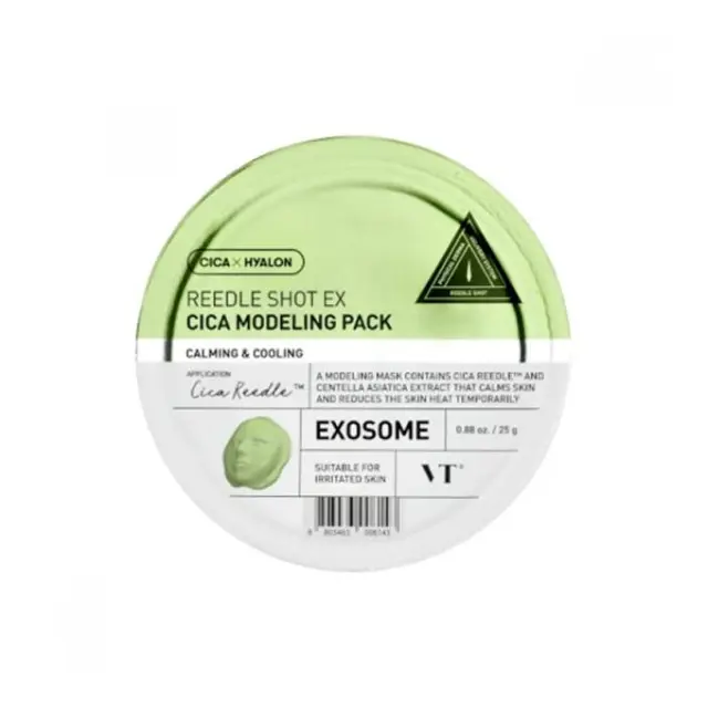 VT Cosmetics Reedle Shot Ex Cica Modeling Pack Mask Μάσκα Προσώπου για Καταπράυνση, 1τμχ