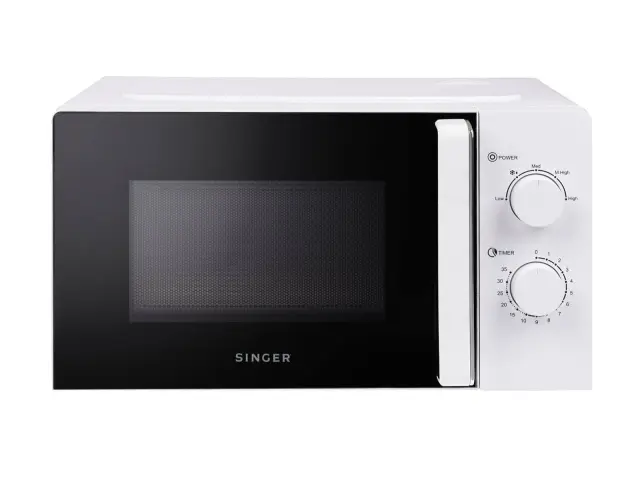 Φούρνος μικροκυμάτων Singer MW 20WH P70 με χωρητικότητα 20L και ισχύ μικροκυμάτων 700W739304