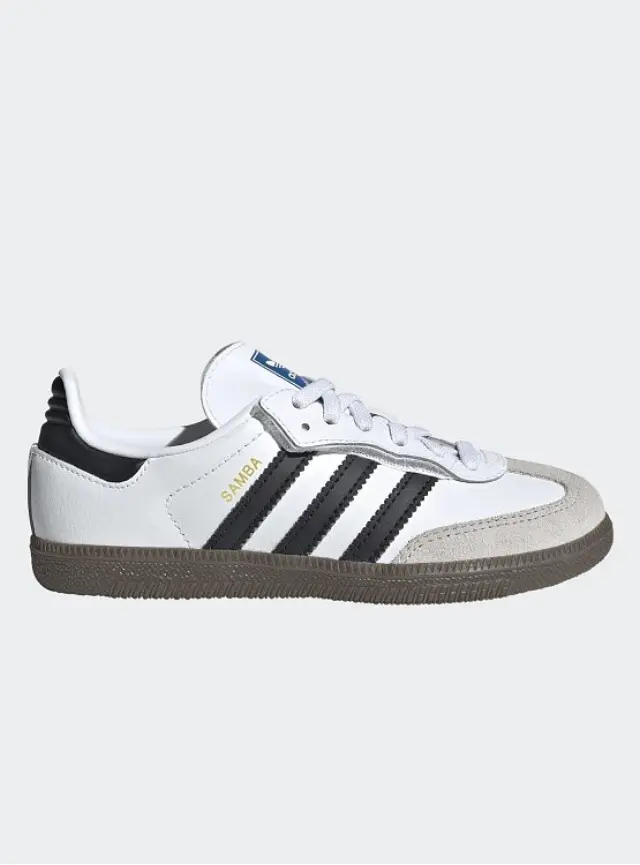 Παιδικά Παπούτσια Adidas Samba Og White (Μεγέθη 28-35) ΛΕΥΚΟ