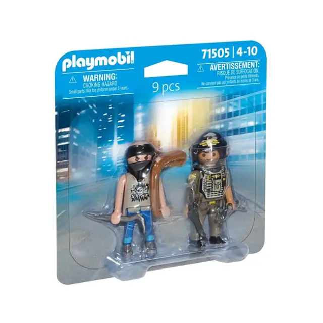 Playmobil DuoPack Κλέφτης και Αστυνόμος (71505)
