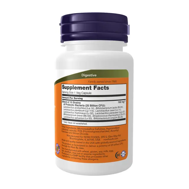 Now Foods Probiotic-10™ 25 Billion 30 Veg Capsules 2