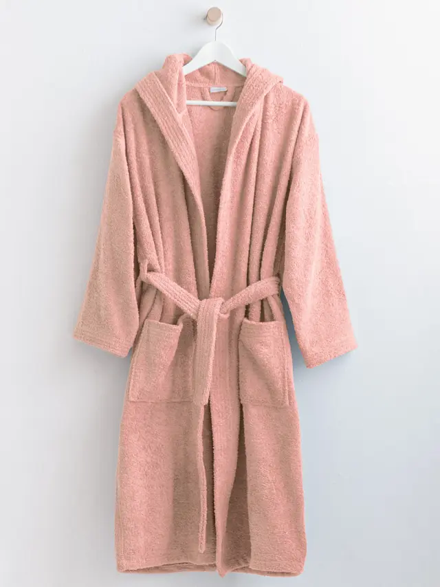 Μπουρνούζι Με Κουκούλα Bathrobe Collection Classic Salmon Xl Palamaiki