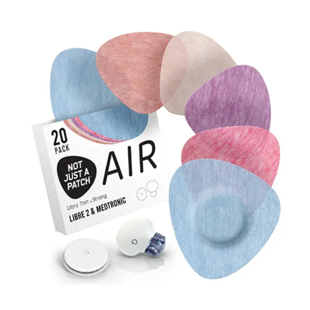Not Just a Patch Air Αδιάβροχο Αυτοκόλλητο για Αισθητήρες Freestyle Libre 2 Plus, Medtronic Guardian, Dexcom G7, Dexcom ONE+, Sibionics GS1 & Medtrum TouchCare Nano 20τμχ – Διάφορα Χρώματα