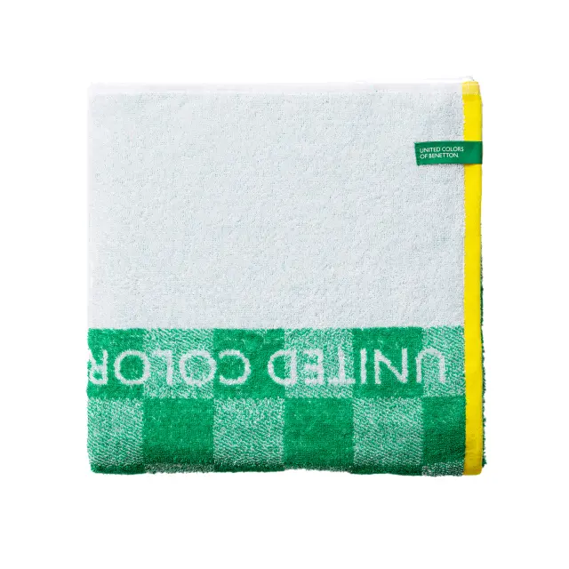 Benetton Kids Πετσέτα Θαλάσσης Βαμβακερή Green