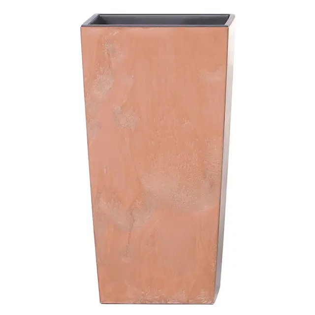 Κασπώ Urbi Square Beton Effect Κεραμιδί Πλαστικό 40x40x75cm