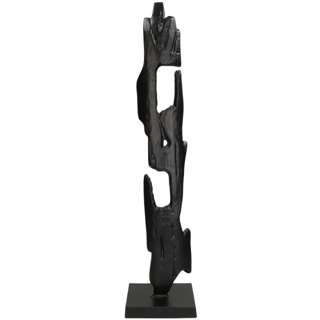Διακοσμητικό Μαύρο Αλουμίνιο 13x12x67cm